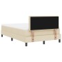Cama con Base y Colchón Crema 120x200 cm Tela | Foro24.es | Tu tienda online para hogar, jardín y más Foro24.es
