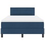 Cama con Base de Muelles y Colchón Azul 120x200 cm Tela | Foro24.es | Tu tienda online para hogar, jardín y más Foro24.es