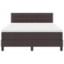Cama con Box Spring y Colchón Marrón Oscuro 140x200 cm Tela by , Beds and slatted bases - Ref: Foro24-3338618, Price: 434,27 ...