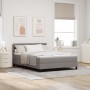 Cama con Base Tapizada con Colchón Taupe 140x200 cm Tela | Foro24.es | Tu tienda online para hogar, jardín y más Foro24.es