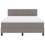 Cama con Base Tapizada con Colchón Taupe 140x200 cm Tela | Foro24.es | Tu tienda online para hogar, jardín y más Foro24.es