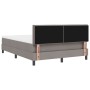 Cama con Base Tapizada con Colchón Taupe 140x200 cm Tela | Foro24.es | Tu tienda online para hogar, jardín y más Foro24.es
