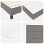 Cama con Base Tapizada con Colchón Taupe 140x200 cm Tela | Foro24.es | Tu tienda online para hogar, jardín y más Foro24.es