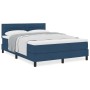 Cama de Muelles con Colchón Azul 140x200 cm Tela | Foro24.es | Tu tienda online para hogar, jardín y más Foro24.es