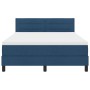 Cama de Muelles con Colchón Azul 140x200 cm Tela | Foro24.es | Tu tienda online para hogar, jardín y más Foro24.es