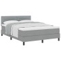 Cama con Somier con Colchón Gris Claro 160x200 cm Tela | Foro24.es | Tu tienda online para hogar, jardín y más Foro24.es