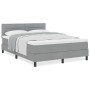 Cama con Somier con Colchón Gris Claro 160x200 cm Tela | Foro24.es | Tu tienda online para hogar, jardín y más Foro24.es