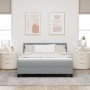 Cama con Somier con Colchón Gris Claro 160x200 cm Tela | Foro24.es | Tu tienda online para hogar, jardín y más Foro24.es