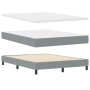 Cama con Somier con Colchón Gris Claro 160x200 cm Tela | Foro24.es | Tu tienda online para hogar, jardín y más Foro24.es