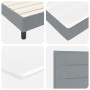 Cama con Somier con Colchón Gris Claro 160x200 cm Tela | Foro24.es | Tu tienda online para hogar, jardín y más Foro24.es