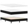 Cama con somier y colchón Negra 160x200 cm Tela by , Beds and slatted bases - Ref: Foro24-3338624, Price: 491,26 €, Discount:...