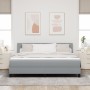 Cama con Somier y Colchón Gris Claro 180x200 cm Tela | Foro24.es | Tu tienda online para hogar, jardín y más Foro24.es