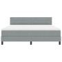 Cama con Somier y Colchón Gris Claro 180x200 cm Tela | Foro24.es | Tu tienda online para hogar, jardín y más Foro24.es