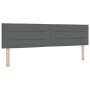 Cama con Box Spring y Colchón Gris Oscuro 180x200 cm Tela von , Betten und Lattenroste - Ref: Foro24-3338630, Preis: 598,55 €...
