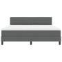Cama con Box Spring y Colchón Gris Oscuro 180x200 cm Tela von , Betten und Lattenroste - Ref: Foro24-3338630, Preis: 598,55 €...
