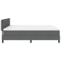 Cama con Box Spring y Colchón Gris Oscuro 180x200 cm Tela von , Betten und Lattenroste - Ref: Foro24-3338630, Preis: 598,55 €...