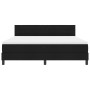 Cama con Base de Resortes con Colchón Negro 180x200 cm Tela by , Beds and slatted bases - Ref: Foro24-3338631, Price: 563,98 ...
