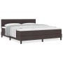 Cama Box Spring con colchón Marrón Oscuro 180x200 cm Tela | Foro24.es | Tu tienda online para hogar, jardín y más Foro24.es