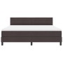 Cama Box Spring con colchón Marrón Oscuro 180x200 cm Tela | Foro24.es | Tu tienda online para hogar, jardín y más Foro24.es