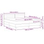 Cama Box Spring con colchón Marrón Oscuro 180x200 cm Tela | Foro24.es | Tu tienda online para hogar, jardín y más Foro24.es