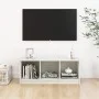 Massiver TV-Schrank aus weißem Kiefernholz, 104 x 33 x 41 cm von vidaXL, TV-Möbel - Ref: Foro24-809961, Preis: 44,25 €, Rabat...