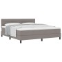 Cama con somier y colchón Taupe 180x200 cm de tela | Foro24.es | Tu tienda online para hogar, jardín y más Foro24.es