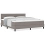 Cama con somier y colchón Taupe 180x200 cm de tela | Foro24.es | Tu tienda online para hogar, jardín y más Foro24.es