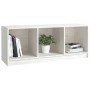 Massiver TV-Schrank aus weißem Kiefernholz, 104 x 33 x 41 cm von vidaXL, TV-Möbel - Ref: Foro24-809961, Preis: 44,70 €, Rabat...