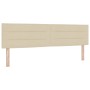 Cama Box Spring con Colchón Crema 180x200 cm Tela by , Beds and slatted bases - Ref: Foro24-3338634, Price: 550,16 €, Discoun...