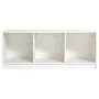 Solid white pine wood TV cabinet 104x33x41 cm by vidaXL, TV Furniture - Ref: Foro24-809961, Price: 44,25 €, Discount: %