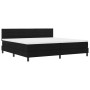 Cama Box Spring con colchón Negra 200x200 cm Fabric | Foro24.es | Tu tienda online para hogar, jardín y más Foro24.es