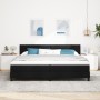 Cama Box Spring con colchón Negra 200x200 cm Fabric | Foro24.es | Tu tienda online para hogar, jardín y más Foro24.es