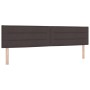 Cama Box Spring con colchón Marrón Oscuro 200x200 cm Tela de , Camas y somieres - Ref: Foro24-3338639, Precio: 595,09 €, Desc...