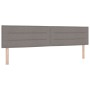 Cama con Base de Resortes con Colchón Taupe 200x200 cm Tela | Foro24.es | Tu tienda online para hogar, jardín y más Foro24.es