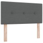 Cama con Base con Colchón Gris Oscuro 90x190 cm Tela by , Beds and slatted bases - Ref: Foro24-3338651, Price: 303,33 €, Disc...