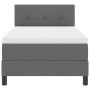 Cama con Base con Colchón Gris Oscuro 90x190 cm Tela by , Beds and slatted bases - Ref: Foro24-3338651, Price: 303,33 €, Disc...