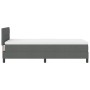 Cama con Base con Colchón Gris Oscuro 90x190 cm Tela by , Beds and slatted bases - Ref: Foro24-3338651, Price: 303,33 €, Disc...