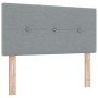 Cama con Somier y Colchón Gris Claro 90x200 cm Tela | Foro24.es | Tu tienda online para hogar, jardín y más Foro24.es