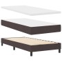 Cama Box Spring con Colchón Marrón Oscuro 90x200 cm Tela | Foro24.es | Tu tienda online para hogar, jardín y más Foro24.es