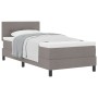 Cama con somier con colchón taupe 90x200 cm tela | Foro24.es | Tu tienda online para hogar, jardín y más Foro24.es