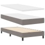 Cama con somier con colchón taupe 90x200 cm tela | Foro24.es | Tu tienda online para hogar, jardín y más Foro24.es