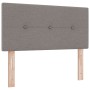 Cama con somier con colchón taupe 90x200 cm tela | Foro24.es | Tu tienda online para hogar, jardín y más Foro24.es