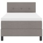 Cama con somier con colchón taupe 90x200 cm tela | Foro24.es | Tu tienda online para hogar, jardín y más Foro24.es