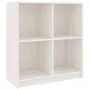 Solid white pine wood sideboard 70x33x76 cm by vidaXL, Sideboards - Ref: Foro24-809949, Price: 66,11 €, Discount: %