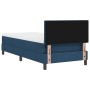 Cama con base de resorte con colchón azul 90x200 cm de tela | Foro24.es | Tu tienda online para hogar, jardín y más Foro24.es