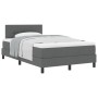 Cama con Base de Resorte Gris Oscuro 120x190 cm Tela | Foro24.es | Tu tienda online para hogar, jardín y más Foro24.es