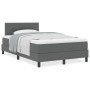 Cama con Base de Resorte Gris Oscuro 120x190 cm Tela | Foro24.es | Tu tienda online para hogar, jardín y más Foro24.es