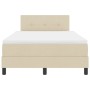 Cama con Somier con Colchón Crema 120x190 cm Tela by , Beds and slatted bases - Ref: Foro24-3338676, Price: 373,89 €, Discoun...