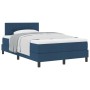 Cama Box Spring con Colchón Azul 120x200 cm Tela | Foro24.es | Tu tienda online para hogar, jardín y más Foro24.es