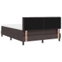 Cama Box Spring con colchón marrón oscuro 140x200 cm tela | Foro24.es | Tu tienda online para hogar, jardín y más Foro24.es